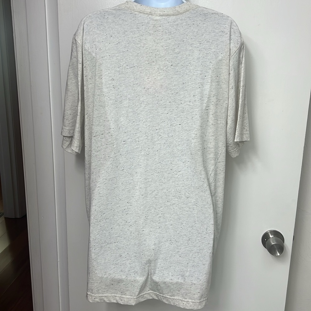 132.Short Sleeve T-Shirt with 3 animal print Shamrocks w/ “lucky girl vibes” XL - Picture 3 of 6
